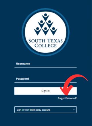 STC Blackboard Recover Password