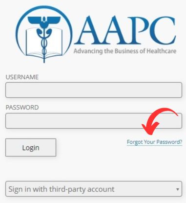 AAPC Blackboard Recover Password