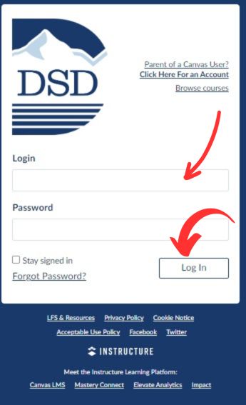 DSD Canvas Log In