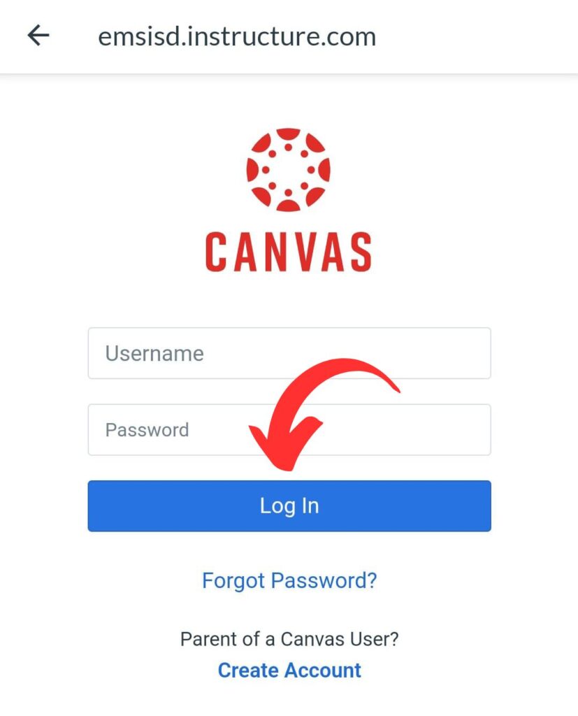 EMS ISD Canvas Log In